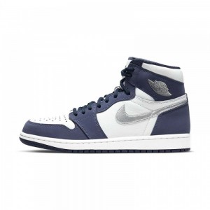 Nike AIR JORDAN 1 HIGH OG CO.JP "MIDNIGHT NAVY" DC1788-100 Srebrne | 31857-OWMZ