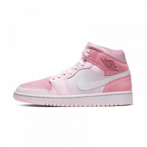 Nike AIR JORDAN 1 MID IN "DIGITAL PINK" CW5379-600 Digital Pink/White-pink | 02189-NHSG