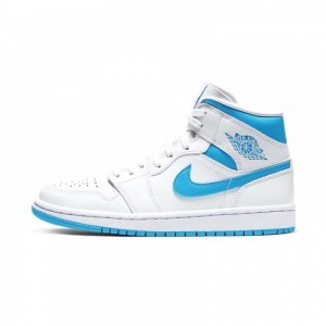 Nike AIR JORDAN 1 MID WMNS "UNC" BQ6472-114 Niebieskie | 64180-AHPY