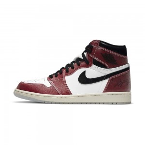 Nike AIR JORDAN 1 RETRO HIGH OG "TROPHY ROOM" DA2728-100 White/Varsity Red-sail-black | 15038-DYUX