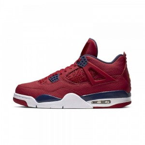 Nike AIR JORDAN 4 SE "FIBA" CL1184-617 Gym Red/White-metallic Gold-obsidian | 83514-HWXI