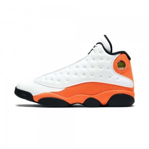 Nike Air Jordan 13 Retro "Starfish" 414571-108 White/Black/Starfish | 43792-KNEJ