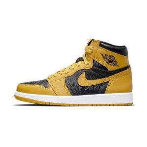 Nike Air Jordan 1 High OG "Pollen" 555088-701 Pollen/Black-white | 57321-QJDI