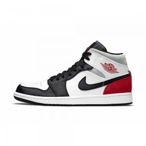 Nike Air Jordan 1 Mid SE "Red Black Metalowym" 852542-100 Czerwone | 01265-HLGC