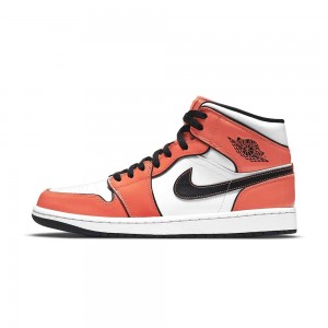 Nike Air Jordan 1 Mid SE "Turf Orange" DD6834 802 DD6834-802 Turf Orange/Black/White | 41035-TWSN