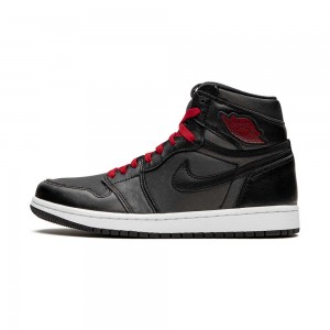 Nike Air Jordan 1 Retro High OG "Black Gym Red" 555088-060 Black/Metallic Silver/Gym Red/Black | 24807-UKMH