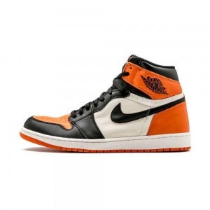 Nike Air Jordan 1 Retro High OG "Shattered Backboard" 555088-005 Black/Starfish-sail | 01379-UHAN