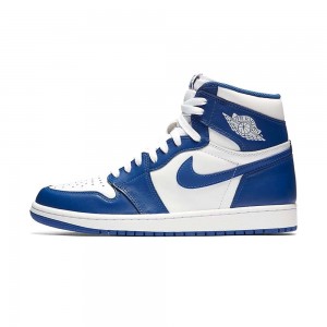 Nike Air Jordan 1 Retro High OG "Storm Blue" 555088-127 Niebieskie | 67592-UWJF