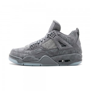 Nike Air Jordan 4 Retro "KAWS x" 930155-003 Cool Grey/White | 50169-HSMA