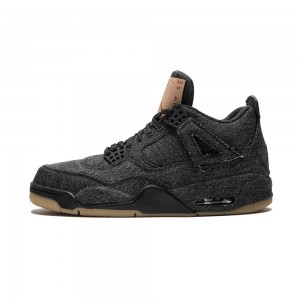 Nike Air Jordan 4 Retro Levis NRG "Black Levis" AO2571-001 Black/Black-black | 27051-ECMV