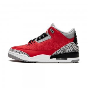 Nike JORDAN AIR JORDAN 3 RETRO "RED CEMENT UNITE" CK5692-600 Varsity Red/Cement Grey-black | 83671-JEOW