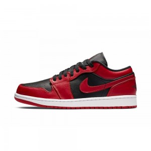 Nike Jordan Air Jordan 1 Low "Reverse Bred" 553558-606 Czerwone | 41356-PSZF