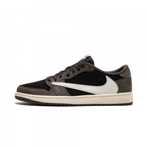 Nike Jordan Air Jordan 1 Low "Travis Scott" CQ4277-001 Black/Sail-dark Mocha/Universi | 65140-CGMR