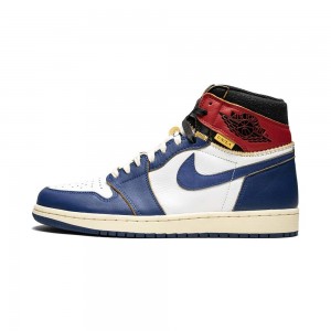 Nike Jordan Air Jordan 1 Retro HI NRG / UN "Union _ Storm Blue" BV1300-146 Czerwone | 18694-JBGK