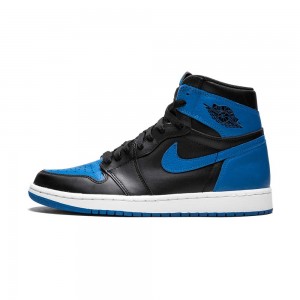 Nike Jordan Air Jordan 1 Retro High OG "2017 Royal" 555088-007 Black/Black-white | 71953-NBGC