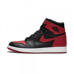 Nike Jordan Air Jordan 1 Retro High OG "Banned Bred" 555088-001 Black/Varsity Red-white | 71493-UDNO