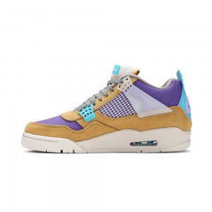 Nike Union LA x Air Jordan 4 Retro "Desert Moss" DJ5718-300 Desert Moss/Turquoise Blue/Dark Iris | 95480-LJSG