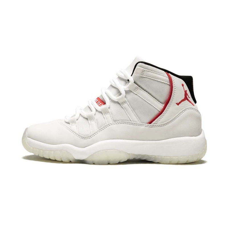 Nike Air Jordan 11 Retro (GS) “Platinum Tint” 378038-016 Platyna Czerwone | 60854-IHQM