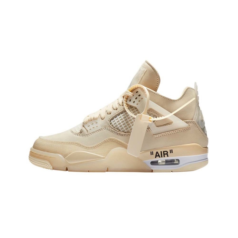 Nike Air Jordan 4 Retro Off-White Sail CV9388-100 Sail/Muslin-white-black | 65174-SLNC